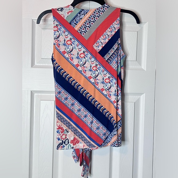 Tart side tie Top in Patchwork Print size XS - Picture 2 of 8